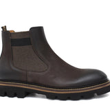 Stivaletto beatles in nabuk  anticato testa di moro e fondo in gomma leggera 9154CTPTM 136 ROSSI 