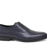Francesina in vitello spazzolato navy  con fondo in cuoio 221TNAV 271 ROSSI 