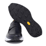 Mocassino sportivo in vitello spazzolato blu con fondo vibram leggero 277CB 20 ROSSI 