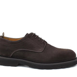 Derby in suede testa di moro  con fondo in gomma leggera 1279CHSMO 220 ROSSI 