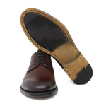 Derby in vitello naturale color marrone sfumato e fondo in gomma cucito blake 6403GDIXC 18 ROSSI 
