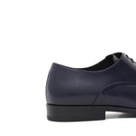 Francesina in vitello spazzolato navy  con fondo in cuoio 221TNAV 271 ROSSI 