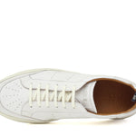 Sneaker in vitello anticato colore off white e fondo in gomma 1051DPAN 1109 ROSSI 