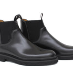 Stivaletto modello beatles in vitello spazzolato semilucido nero con fondo in gomma leggera 1281PCANER 1116 ROSSI 