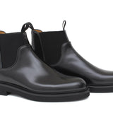 Stivaletto modello beatles in vitello spazzolato semilucido nero con fondo in gomma leggera 1281PCANER 1116 ROSSI 