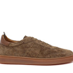 Sneaker in camoscio lavato marrone con  fondo in gomma 272TFAR 297 ROSSI 
