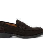 Mocassino College stile inglese in camoscio testa di moro e fondo gomma 5316GCIMOG 1064 ROSSI 
