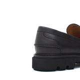Mocassino College  in bufalo  nero e fondo in gomma leggera 5316RBUFN 416 ROSSI 