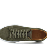 Sneaker in camoscio traforato color verde e fondo in gomma leggera 326FAVER 277  UN ROSSI 