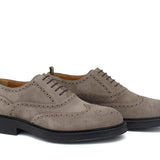 Derby donna stile inglese in suede color sabbia e fondo in gomma cucito D216GHSBIS 16 ROSSI 