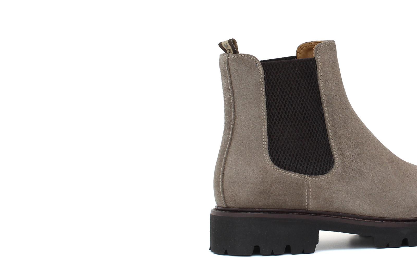 Beatles donna in camoscio color sabbia  con fondo in gomma leggera D213PHSBIS 30 ROSSI 