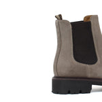 Beatles donna in camoscio color sabbia  con fondo in gomma leggera D213PHSBIS 30 ROSSI 