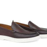 Mocassino in vitello naturale marrone sfumato con fondo gomma extralight 1476DCAS 507 ROSSI 