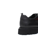 Derby in vitello spazzolato nero con fondo in gomma leggera 1203CNER 1117 ROSSI 