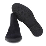 Stivaletto beatles in camoscio blu e fondo in gomma 9154CTPHSB 523 ROSSI 