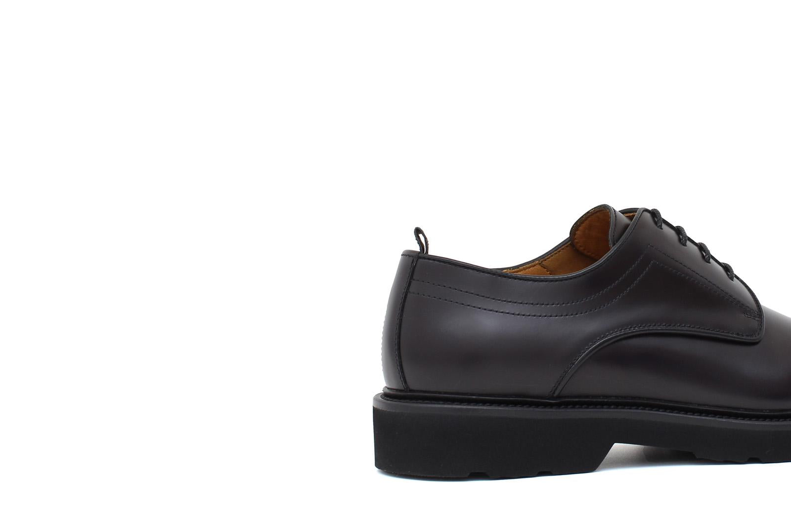 Derby in vitello spazzolato bordò con fondo in gomma leggera 1279CALB 510 ROSSI 