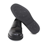 Derby in vitello spazzolato nero con fondo in gomma leggera 1203GCALN 386 ROSSI 