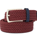 Cintura elasticizzata color bruciato con fibbia h 35 in nikel OSSIBORB 119 ROSSI 