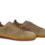 Sneaker in camoscio lavato sabbia  con  fondo in puro caucciù 275SALC 137 ROSSI 