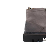 Stivaletto stringato in camoscio ingrassato tortora e fondo in gomma leggera 119PRHSBIS 400 ROSSI 