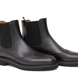 Beatles donna stile inglese in vitello spazzolato bordo' e fondo in gomma leggera D217PCBOR 22 ROSSI 