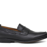 Mocassino in vitello naturale nero con fondo in gomma cucito blake 9640DIXNE 27 ROSSI 