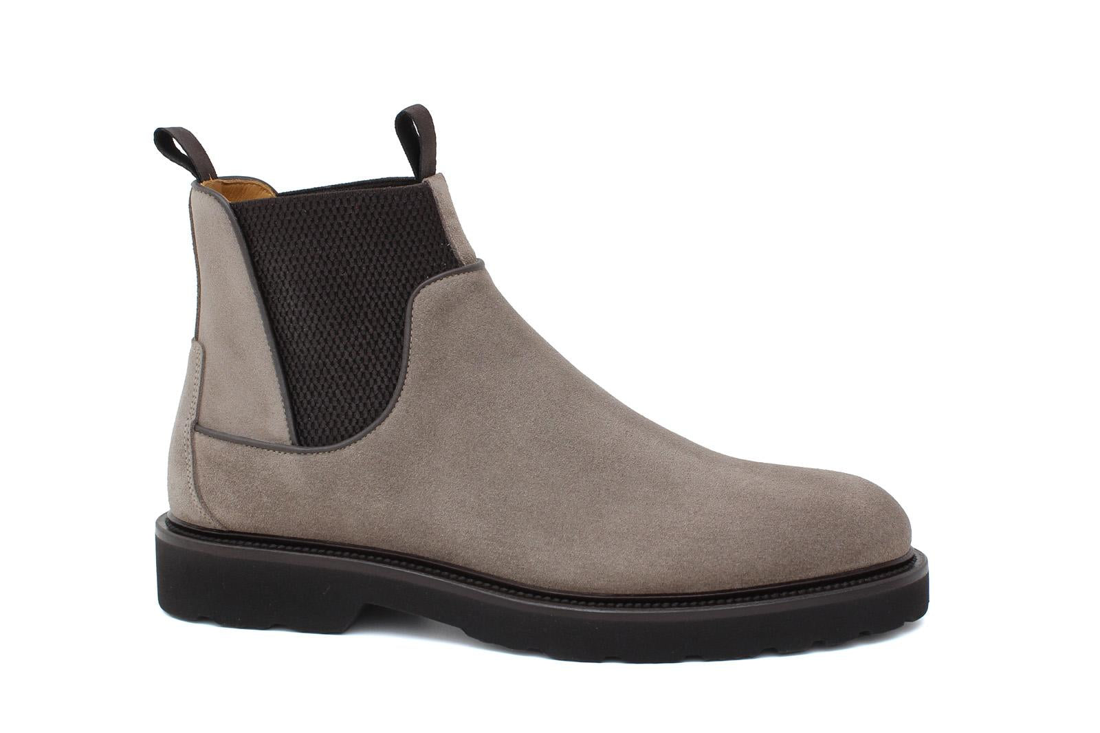 Stivaletto modello beatles in suede nocciola con fondo in gomma leggera 1281PCHBIS 292 ROSSI 