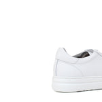 Sneaker in vitello bianco con fondo in gomma leggera 234POFFW 267 ROSSI 