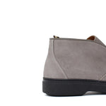 Polacchino con elastico centrale in camoscio ingrassato color roccia e fondo in  gomma leggera 1602PCHSCLO 1042 ROSSI 