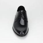 Derby in vernice blu con fondo in cuoio 4717VBLU 88 ROSSI 