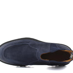 Stivaletto modello beatles in camoscio ingrassato blu e fondo in gomma leggera 881PHSSBLU 92 ROSSI 